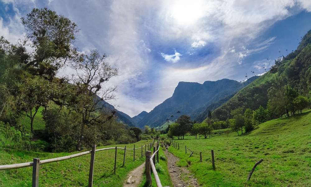 vista valle de cócora ne Colombia